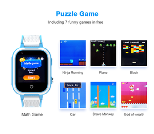 Montre connectée 4G populaire pour enfants avec carte SIM, appel vidéo, étanche IP67, bouton SOS, localisateur, lampe de poche, 7 jeux - Product Image 5