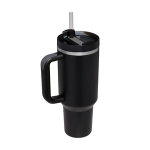 Mug isotherme de luxe en acier inoxydable Atlas avec logo personnalisable, isolation thermique de 6 à 12 heures, gobelet portable pour affaires - Product Image 1