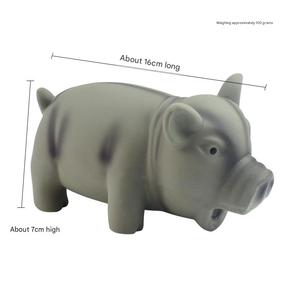 Jouet à mâcher interactif pour chien en latex naturel écologique de luxe, avec couineur, pour la dentition, l'entraînement et le soulagement de l'ennui, pour usage intérieur - Product Image 4