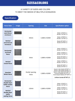 Clôture en aluminium décorative à piquets, design élégant, 6 pieds, clôture de sécurité pour chevaux, clôture de jardin élégante et durable pour la maison et la cour arrière