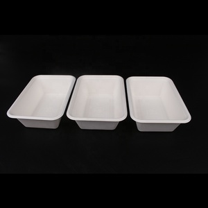 Caixa de Hambúrguer de Bagasse Personalizada 750 ml para Viagem, Embalagens de Alimentos Descartáveis Biodegradáveis - Product Image 2