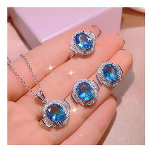 Collar plata safiro plata esterlina lindos encantos para la fabricación de joyas collares cadenas de plata para mujer collares de plata - Product Image 5