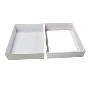 带透明盖子的盒子定制标志塑料盖纸箱工厂衬衫包装盒