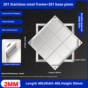 Tapa de registro invisible de acero inoxidable a medida, anticorrosión, empotrada, para inspección, directa de fábrica - Product Image 4