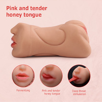 Vente chaude Artificielle Doux Double Tête Vagin Hommes Masturbateur Poche Chatte Mâle Masturbation Coupe Pénis Adulte Sex Toys pour Hommes