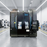 Máquina Rectificadora Vertical CNC Automática para Piezas de Gran Diámetro, Rectificadora Interna y Externa Multifunción con Sistema Fanuc