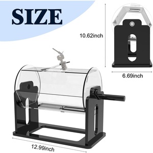 Tambor de Sorteo con Diseño Silencioso y Manivela Giratoria, Tambor Giratorio Resistente para Boletos de Rifa - Product Image 2