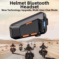 XBOON C2 - Nuevo Casco de Motocicleta Personalizado con Sistema de Comunicación en Grupo para Múltiples Personas, Walkie-Talkie para Auriculares, CVC Echo