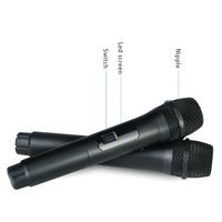 Microphone sans fil UHF True Diversity pour casque ou micro-cravate, idéal pour les performances en extérieur