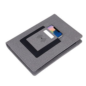 2024 OEM Logo Regalo de Año Nuevo Tamaño A5 Notebook de carga con unidad flash USB 8000mAh + 16GB para <span class=keywords><strong>negocios</strong></span> para oficina para promoción - Product Image 5
