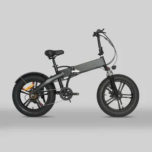 Sepeda Listrik 20 inci, baterai Lithium 48V 500W 1000W, sepeda listrik kekuatan kuat