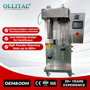 Essiccatore a Spruzzo per Latte, Macchina per Essiccazione a Polvere da Laboratorio, <span class=keywords><strong>Mini</strong></span> Essiccatore a Spruzzo, Attrezzatura per Liofilizzazione di Caffè Istantaneo - Product Image 1