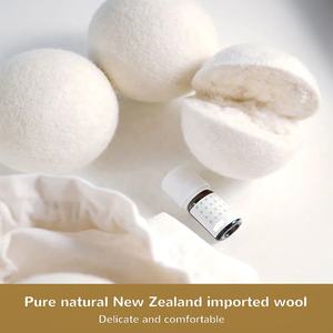 100% New Zealand Chemical Free Organic Handmade Fabric Softener <b>Reusable</b> Wool Dryer Balls with Smell Removal & <b>Dehumidifying</b> - Product Image 2