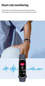 Mi Ban Nhạc 6/7 Thông Minh Đồng Hồ Android TFT Hiển Thị IP68 Không Thấm Nước lên đến 4 Ngày Tuổi thọ Pin Tập Thể Dục Tracker - Product Image 5