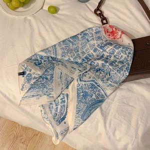 أزياء طبقة سميكة بيزلي مخصص الحرير الكاريبي الأعلام العرقية باندانا - Product Image 3