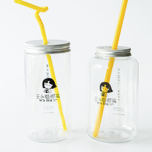 شفاطة شراب بلاستيكية من البولي بروبلين الملونة بطراز يُستعمل مرة واحدة بسعر خاص - Product Image 4