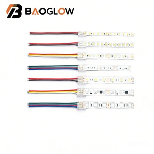 แผ่นยึดติดบอร์ด LED ความหนาแน่นสูงแบบมีสาย SMD COB Mini Crystal Buckle ขนาด 10 ซม. ซีรีส์ DuPont 2 พิน 3 พิน 5 พิน 8 มม. 10 มม. 5 มม. - Product Image 1