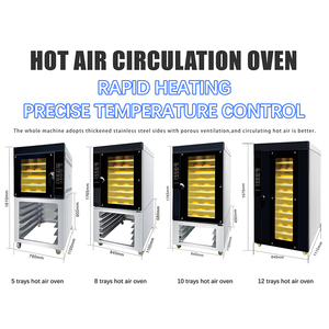 Horno de cocción comercial nuevo a gas con control digital multinivel para pollo asado, pasteles, pizza, maíz y frutas, horno de aire caliente - Product Image 1