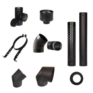 Cheminées de poêle isolées en acier inoxydable, vente directe d'usine, forme de maison - Product Image 3