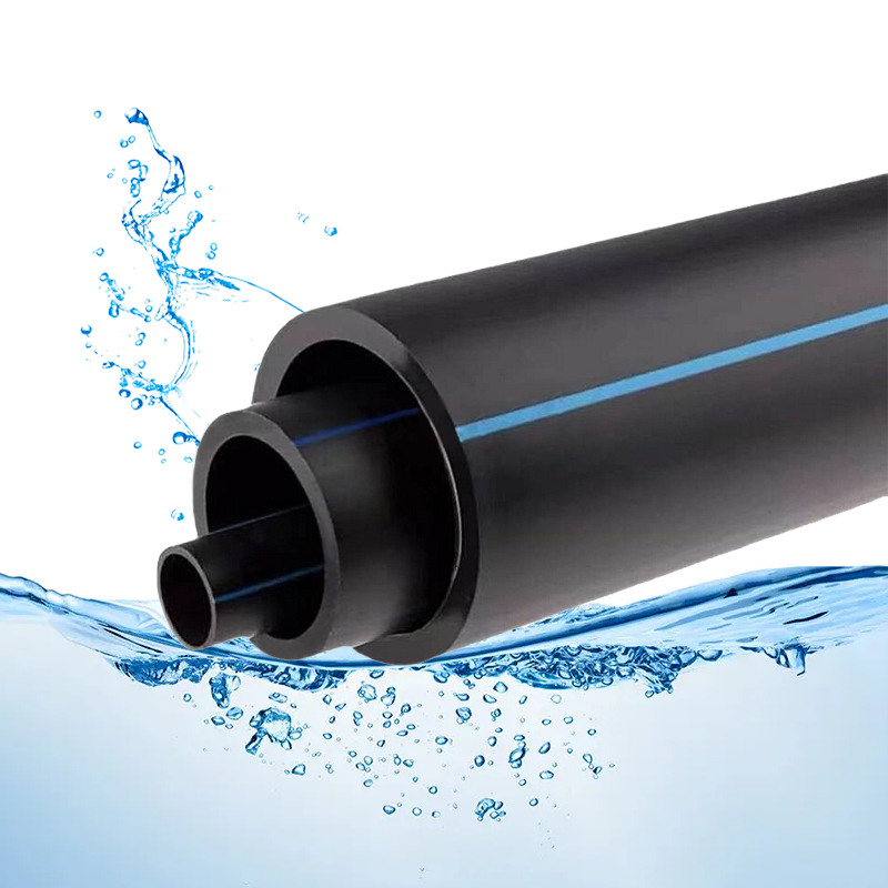 YAGENE High Density Polyethylen Rohre HDPE 4 Zoll 5 Zoll 6 Zoll PE100 HDPE Rohre HDPE Wasser leitung Preisliste