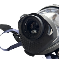 Appareil respiratoire autonome (ARA) de style Bacou haute technologie, résistant au feu, avec valve pulmonaire à un seul contact et masque, respiration confortable pour la lutte contre les incendies, le sauvetage et la protection incendiaire