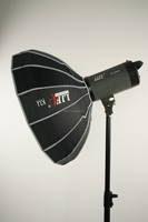 Kotak lunak piring kecantikan cepat Ku-16ly dengan strip dudukan Bowen untuk lampu profesional fotografi Godox Aputure Jinbei