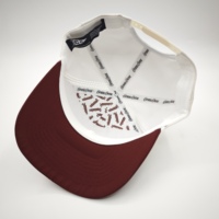 Casquettes de golf trucker 5 panneaux en tissu Dobby à motif Argyle, Léopard, Pois, avec logo personnalisé en caoutchouc PVC et broderie manuelle, pour le sport et les loisirs, vente en gros OEM ODM