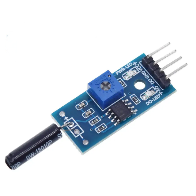 The Normally Open Type SW18010P Vibration Switch Alarm Sensor Module Is Used for Arduino
