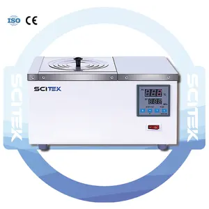 SCITEK 온도 조절 물 목욕 1 홀 2.3 리터 강철 실험실 물 욕조