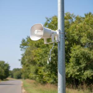 Haut-parleur de sonorisation IP Thinuna IP-30HS-BS tout temps 30W avec indice de protection IP66 pour diffusion d'alarme extérieure et annonces de stade - Product Image 2