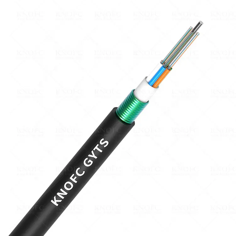 KNOFC herstellung luft und leitung licht gepanzerte 48 core fiber optic g. kabel tv kabel kamera patchkabel cat6 cat5e kabel