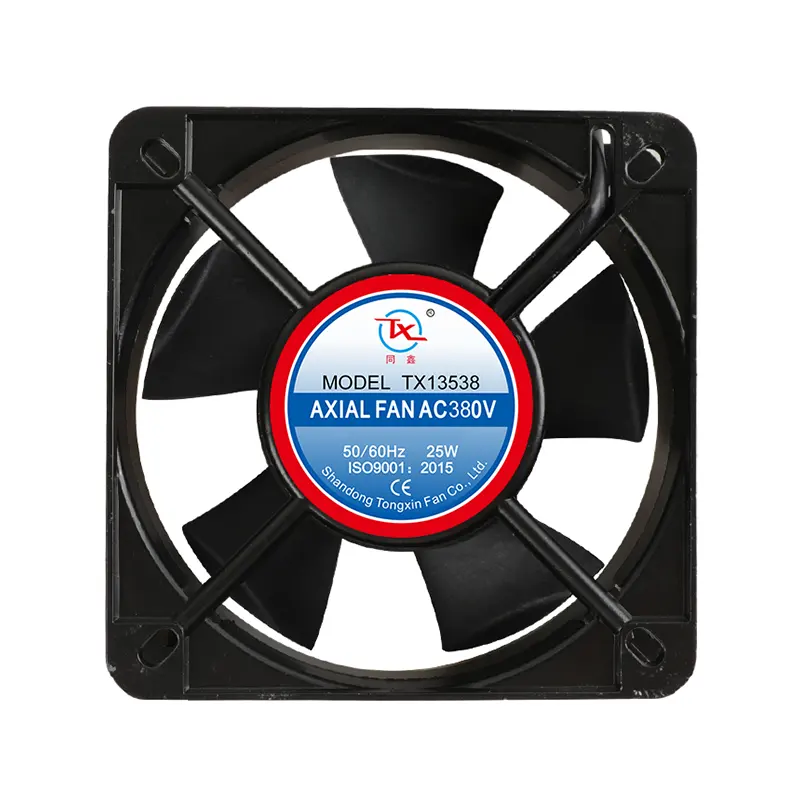 Ventilador de flujo axial de alta venta Motores de ventilador axial industrial Ventilador de refrigeración de CA