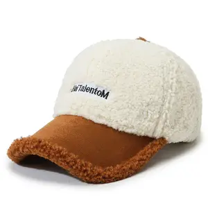 カスタムロゴデザイン冬暖かい野球帽ファッションスポーツ帽子とお父さん帽子