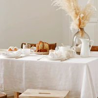 Nappes et Housses de Table en Gros pour Hôtels – Nappes Rondes Circulaires en Lin Naturel 120 Pouces