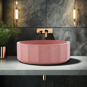 Lavabo de diseño de arte redondo moderno Lavabos de baño de hormigón MOHOM Lavabo de baño - Product Image 2