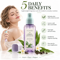 Body Mist Teh Oolong Pandan Label Pribadi, Aroma Segar, Menyegarkan, Melembapkan, Parfum Ringan