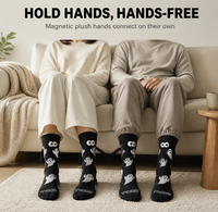 Chaussettes de couple pour adultes à motif fantôme d'Halloween avec yeux en peluche 3D, logo personnalisé, écologiques et respirantes