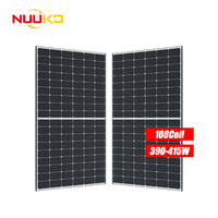 Panneau solaire monocristallin 108 cellules Module PV 400W dans les panneaux solaires pour système de stockage d'énergie solaire