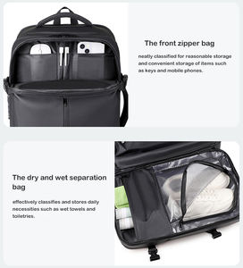 Mochila de Viaje Impermeable de 50L con Bomba de Compresión Expandible para Viajes de Negocios - Product Image 5
