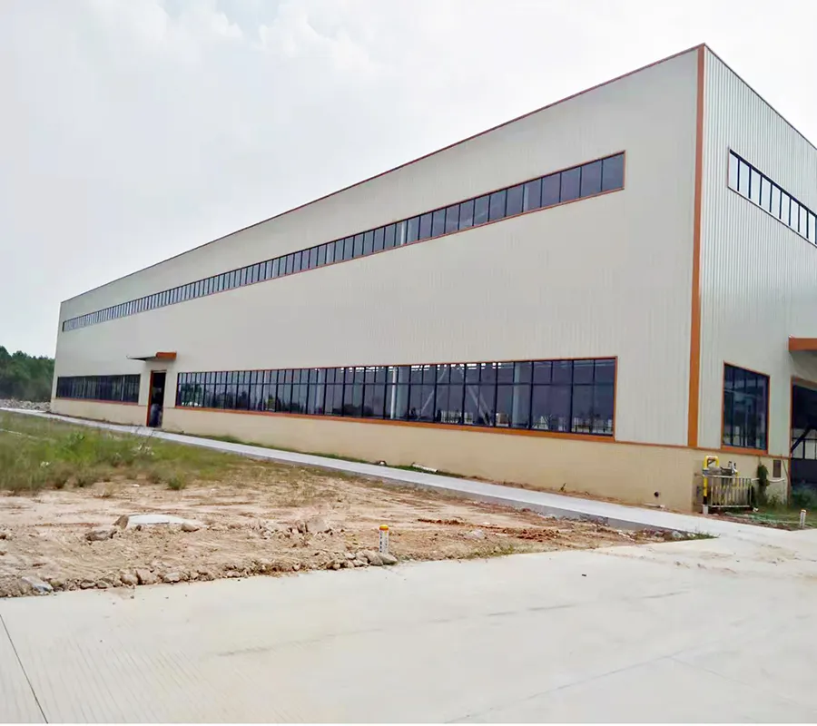 Özelleştirilmiş Metal hangarlar gayrimenkul inşaat fabrika prefabrik depo çelik yapı bina