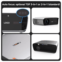 Projecteur 4K à mise au point automatique pour films, Wifi 5G, 6, Full HD 1080P natif, Android TV, Home Cinéma, 1850 ANSI, HDR, projecteur vidéo pour la lumière du jour