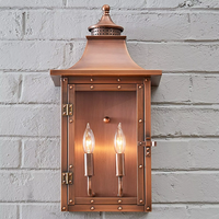 Lampe murale extérieure vintage moderne en cuivre imperméable, lanterne personnalisée, applique murale extérieure pour villa, jardin, hôtel, couloir