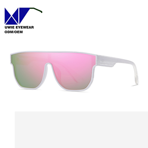 Gafas de Sol Polarizadas de Alta Calidad Premium, Diseño Cuadrado de Una Pieza, Protección UV400, TR90, en Rojo, Marrón, Azul, Rosa y Gris - Product Image 3