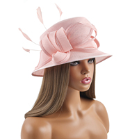 Nouveau Chapeau Fascinateur de Mode Festive, Chapeau d'Église de Luxe en Sinamay à Nœud Papillon, Nouveau Filet à Cheveux, Cadeau pour Femmes, Fête, Danse, Décoration