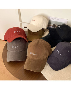 Toptan erkek ve kadın's uzun ağız Visor şapkalar büyük kafa derinleşti geniş ağız Lettered işlemeli beyzbol kapaklar - Product Image 6