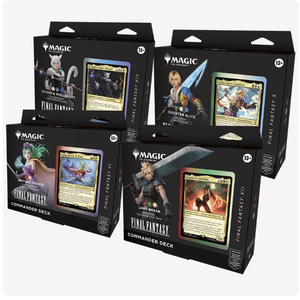 Magic Gathering <span class=keywords><strong>Final</strong></span> <span class=keywords><strong>Fantasy</strong></span> 4 Styles Commander Decks Assorted Bundle Cloud Terra Tidus Y'shtola Gioco da Tavolo - Product Image 6