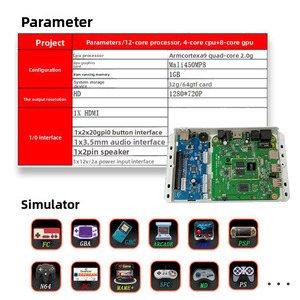 Joystick Arcade Acrílico con Luz RGB Intermitente para 2 Jugadores, Joystick Retro para Juegos de Lucha, Plug-and-Play para PC, TV, Android - Product Image 3