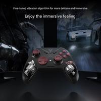 Control de Juego Inalámbrico Direwolf 3 con Motor de Vibración para PC, Android e iOS
