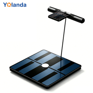 Balance connectée intelligente de composition corporelle pour salle de bain, <span class=keywords><strong>avec</strong></span> suivi de la forme physique et revêtement ITO premium, compatible SDK - Product Image 1