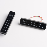 Serrure de cabinet intelligente Qidots avec poignée verticale, accès par code PIN, serrures numériques électroniques pour le stockage de fichiers